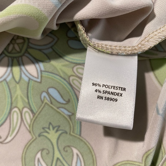 NEW Plus Size 1X Allison Daley Embellish Paisley 3/4 Sleeve Crisscross Top $69 - Picture 6 of 11